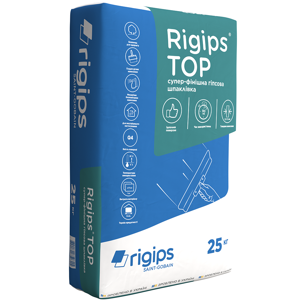 Штукатурка гіпсова RIGIPS TOP 25 кг